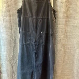 Vintage Black Overall Dress